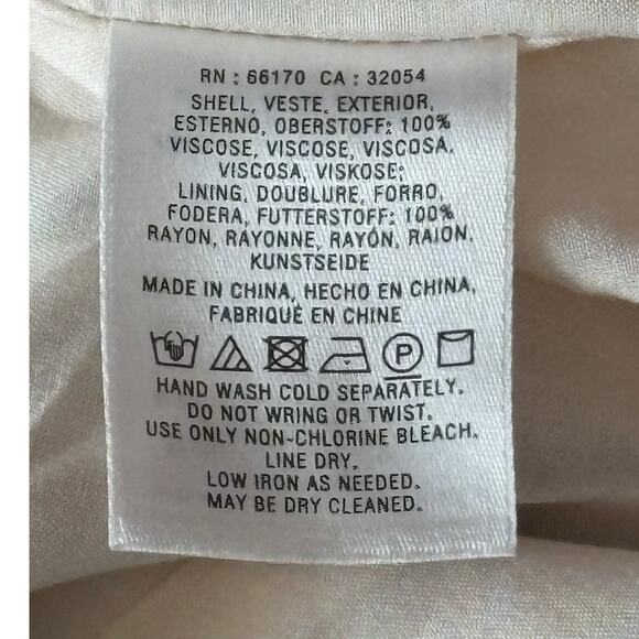 Anthropologie ETT:TWA Plus Manon Striped Flared Wide Leg Pants White Size 14 - Picture 13 of 14